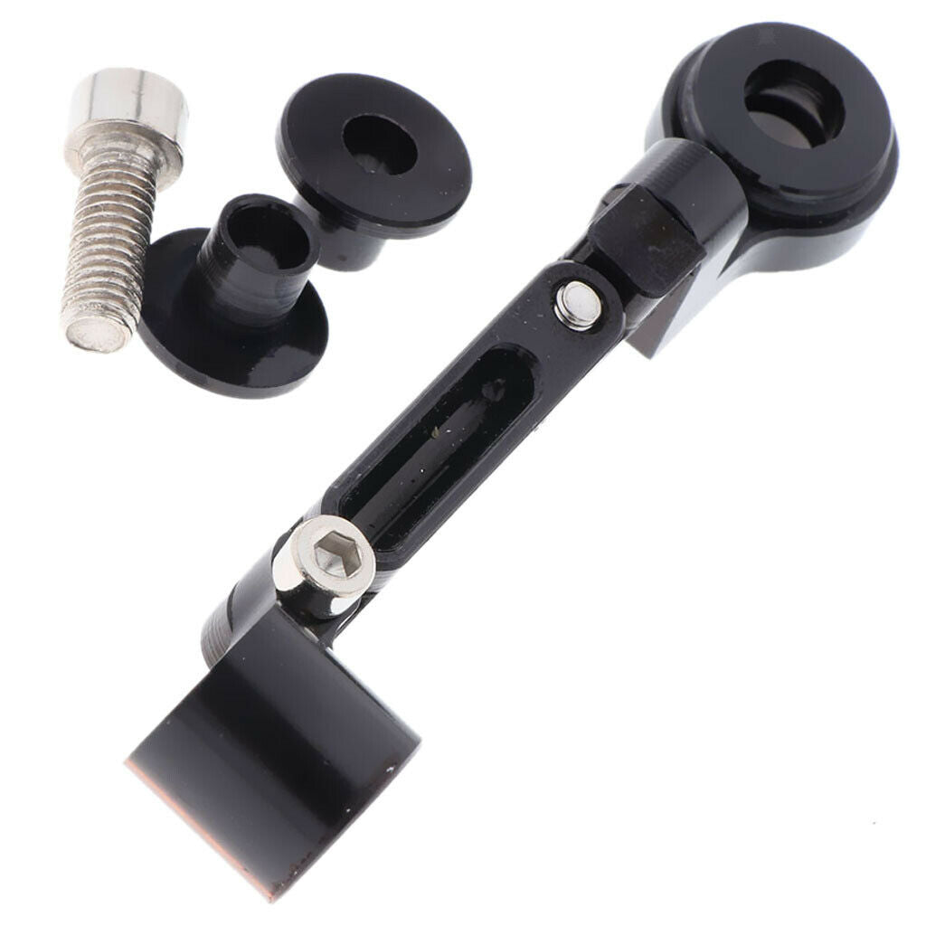 Universal Motorcycle Brake Master Fluid Reservoir Oil Cup Bracket Black