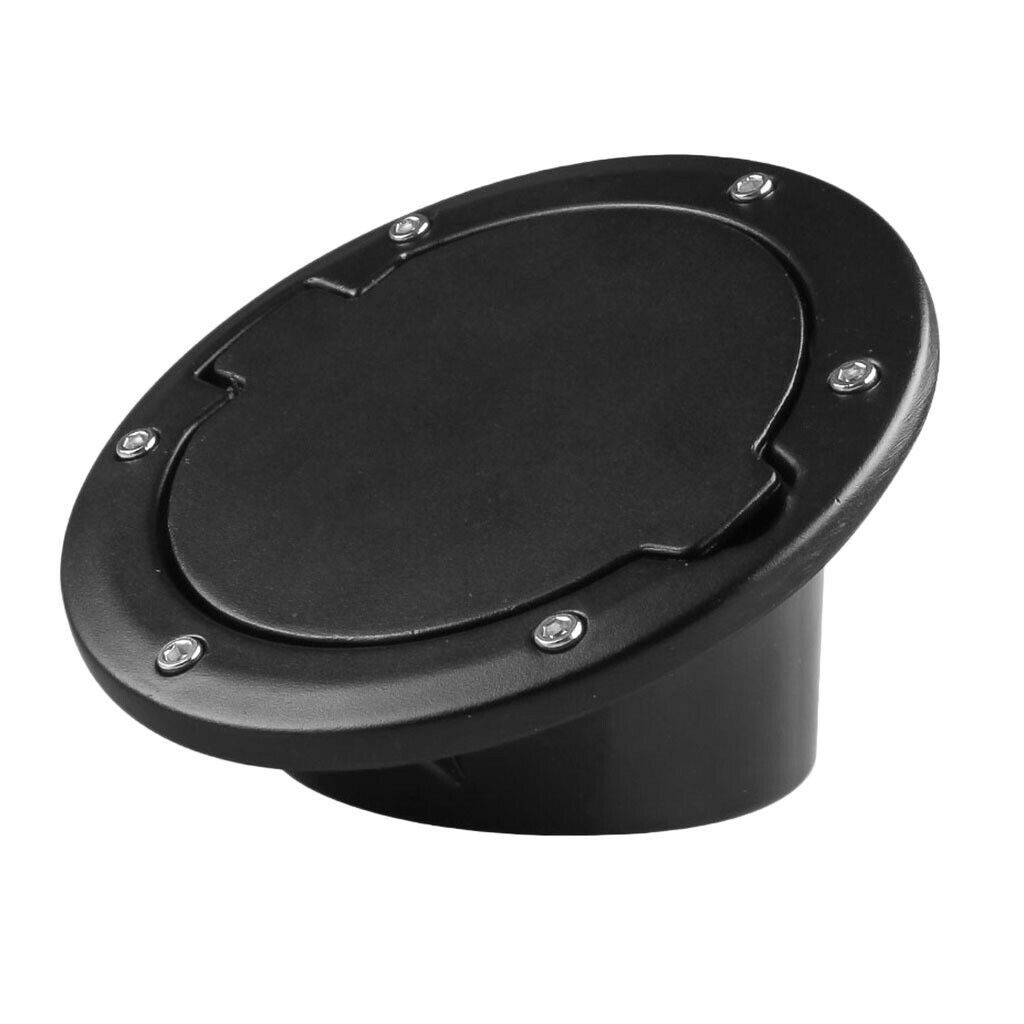 Metal Black Locking Gas Fuel Cap Cover For  Wrangler JK 2/4 Door 07-18