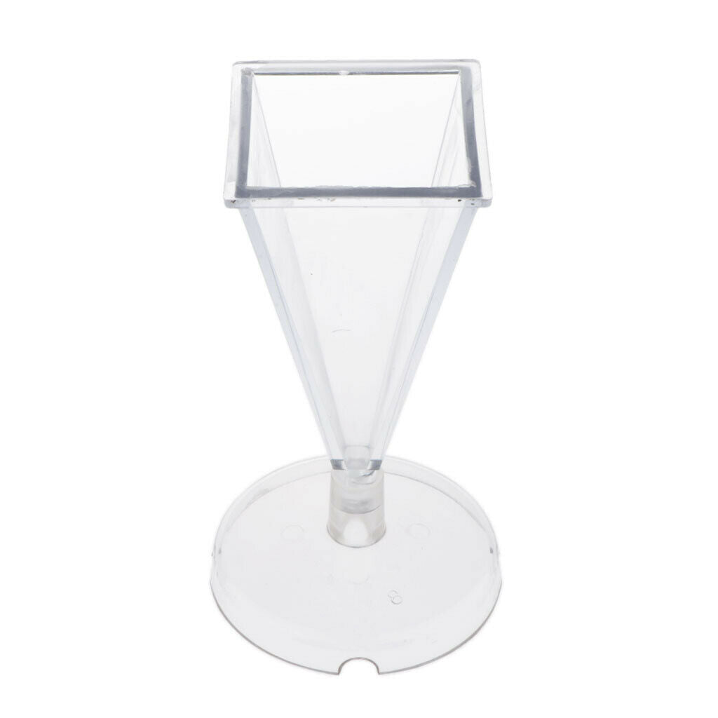 1 Piece Candle Mould Pyramid PC Plastic Material Handcraft DIY 5x5x10 cm