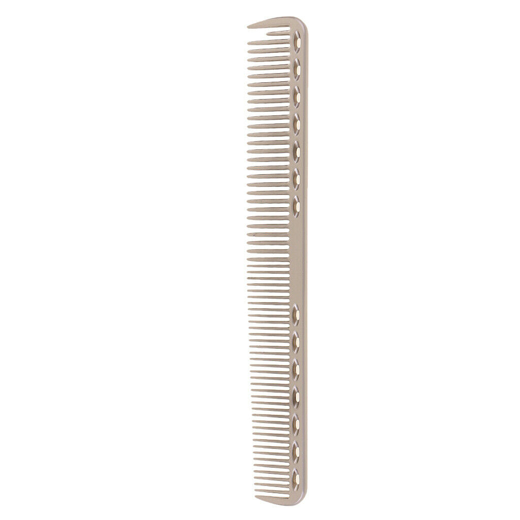 5pcs Aluminum Hairdressing Comb Professional Barbers Hair Cutting Styling Combs