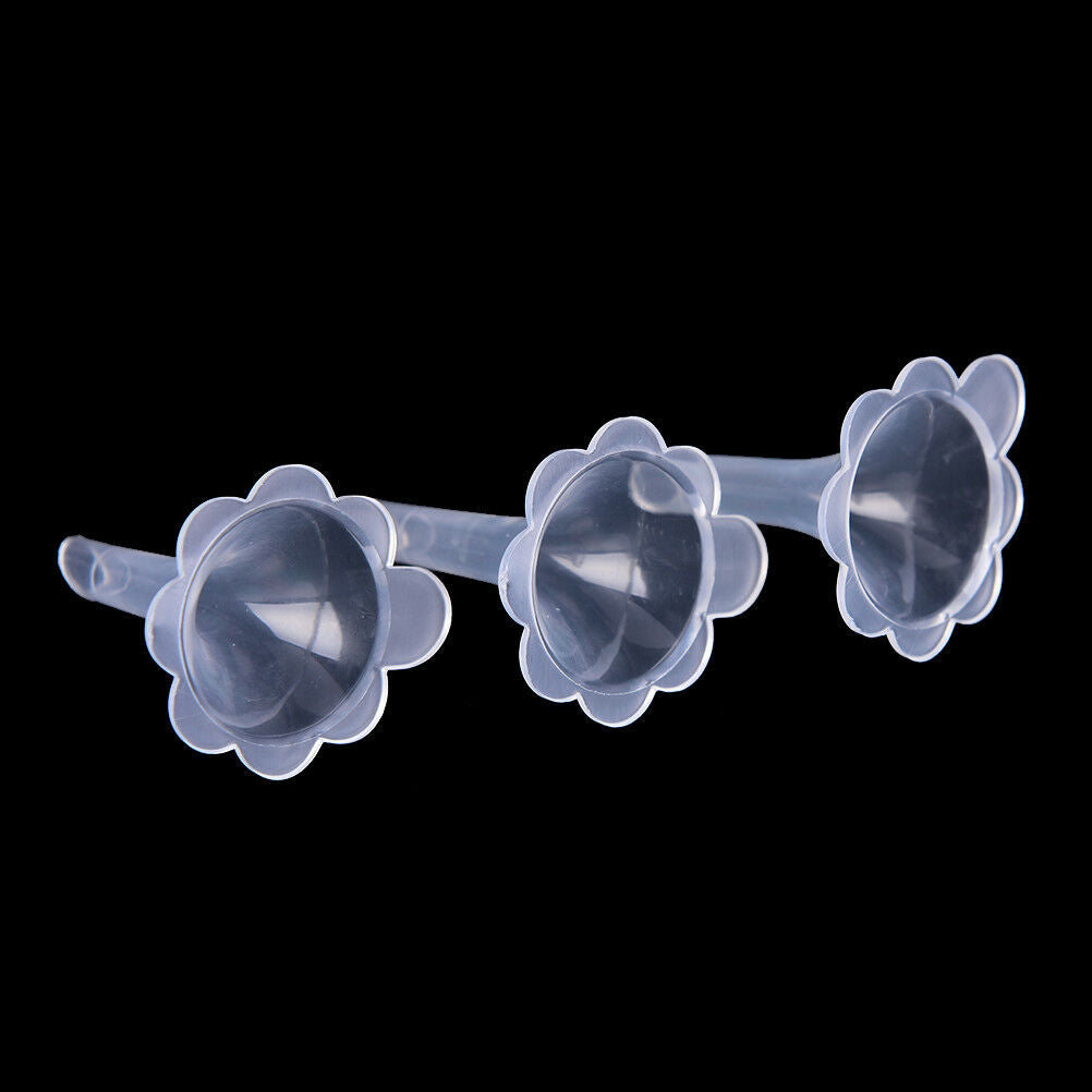 10XSmall Plastic Funnels Perfume Diffuser Bottle Mini Liquid Oil Funnels Lab.DD
