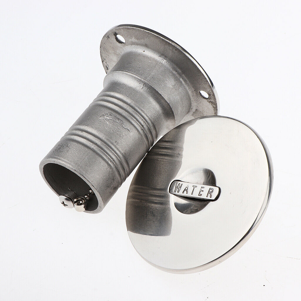 Boat Deck Fill/Filler Keyless   1-1/2 (38mm) 316 Stainless Steel Water