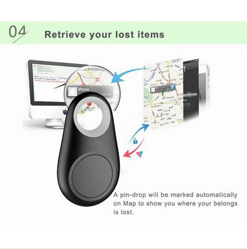 Mini Tracking Device Auto Car Pets Kids Motorcycle Tracker Track black ~