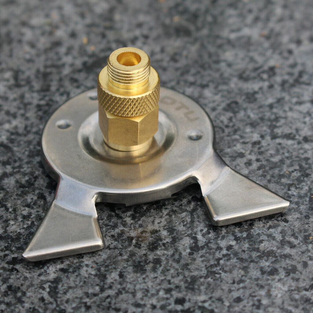 Metal Camping Stove Gas Tank Adapter Gas Bottle Refill Tool For Outdoor Camping,