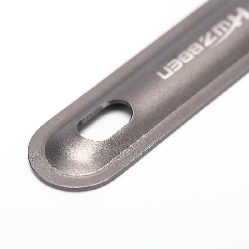1pc Titanium Spoon Long Handle Spoon Outdoor Camping Tableware Fad US