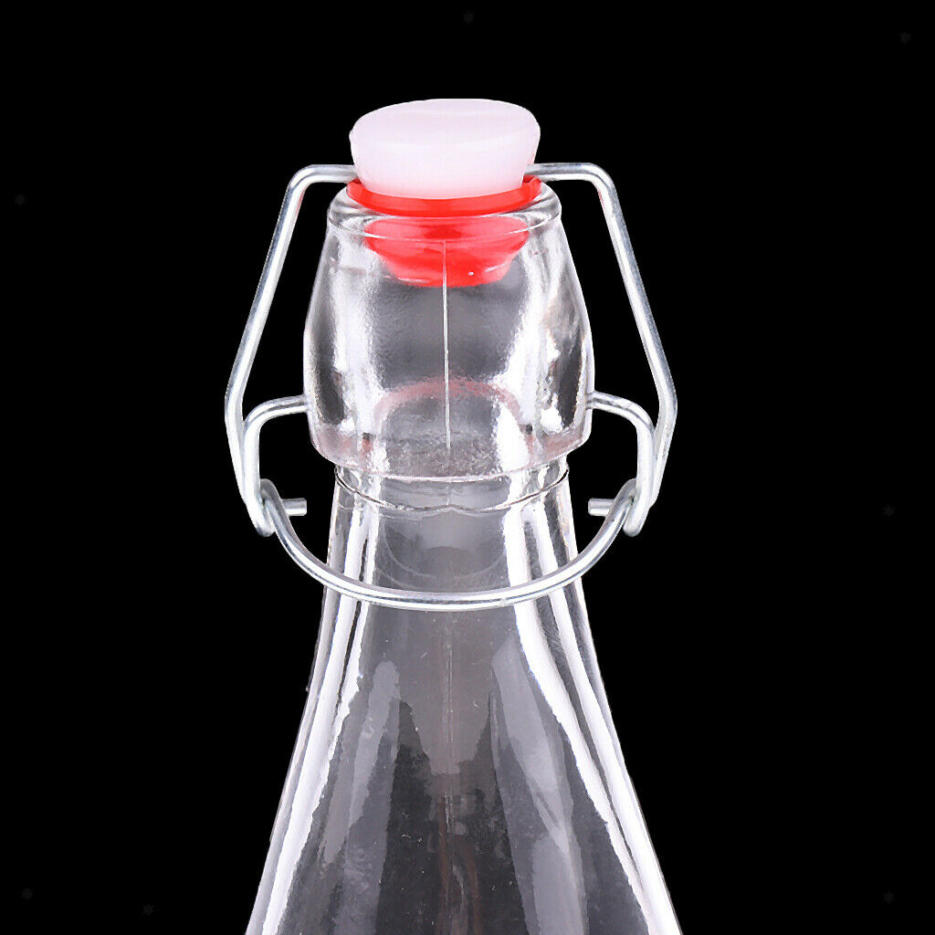 Flask Beverage Wine Oil Vinegar Juice Storage Jar Bottle 17oz Shabby Chic