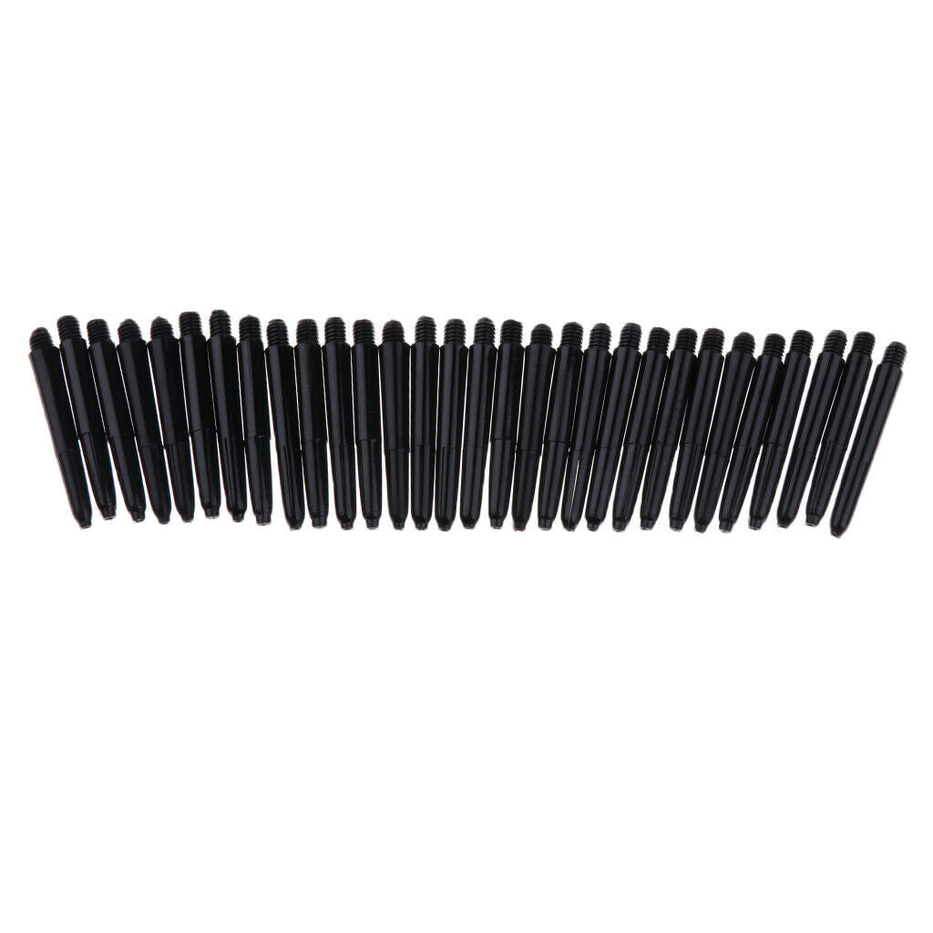 60 Pcs Lightweight 35mm 2BA Thread Plastic Tip  Stems White & Black