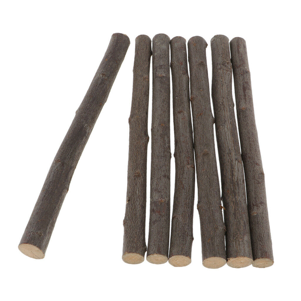 12 Inch Long 0.6-1 Inch in Diameter Wood Log Sticks for DIY Crafts Photo Props