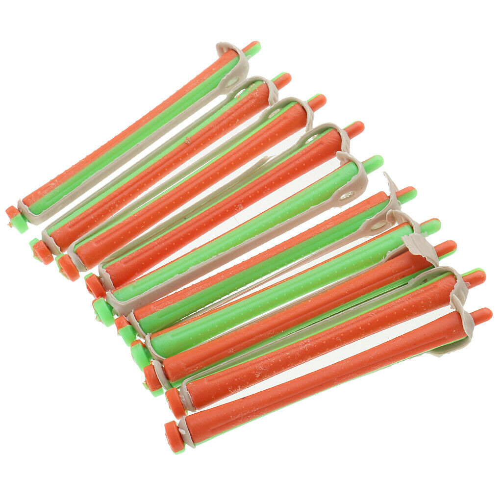 80 Pcs 8 Size Professional Wave Perm Rods Hair Barber Clip
