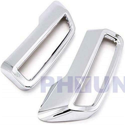 Glossy Chrome ABS Car Exhaust Pipe Cover Trim For Peugeot 3008 5008 2017- 2018