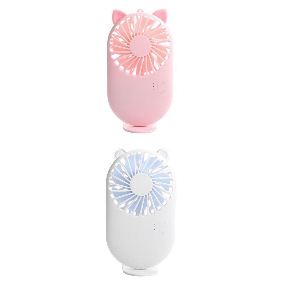 2pcs Handheld Mini Fan Home Personal Cooling Fan USB for Friends! Family