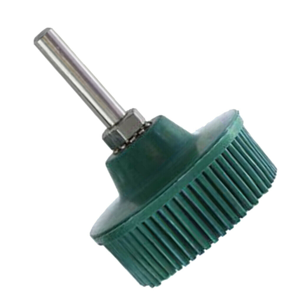 2pcs 1/4 '' Shank Drill  Brush Disc Grinding Wheel Brush Dust Rust Removal