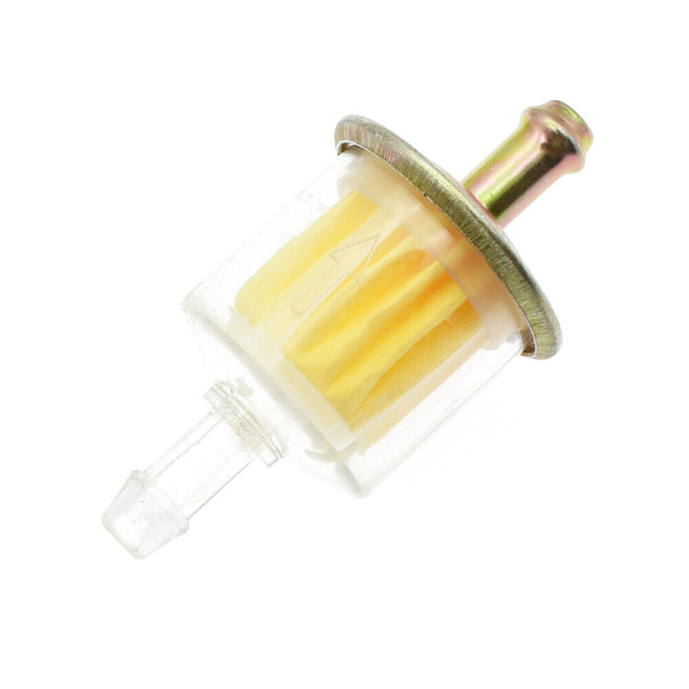 5pcs/set Universal 1/4'' Fuel Line Filter 6mm Motorcycle Petrol Fuel Filter