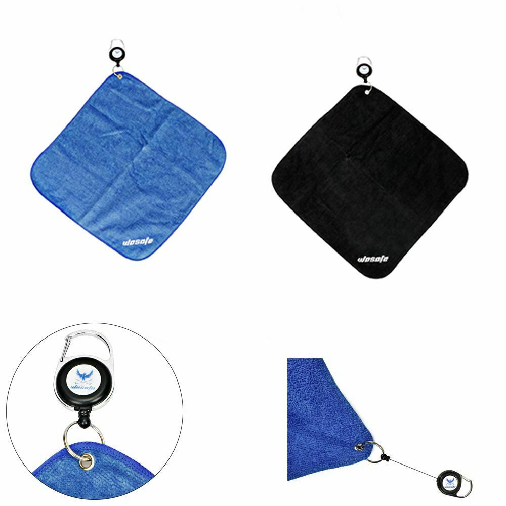 Water Absorption With Carabiner Hook Cleaning Towels Cleans Clubs Golf Towel