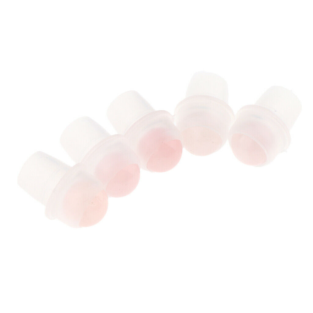 5 Pcs Replacement Ball Roller Tops for Essential Oils Bottles  Pink