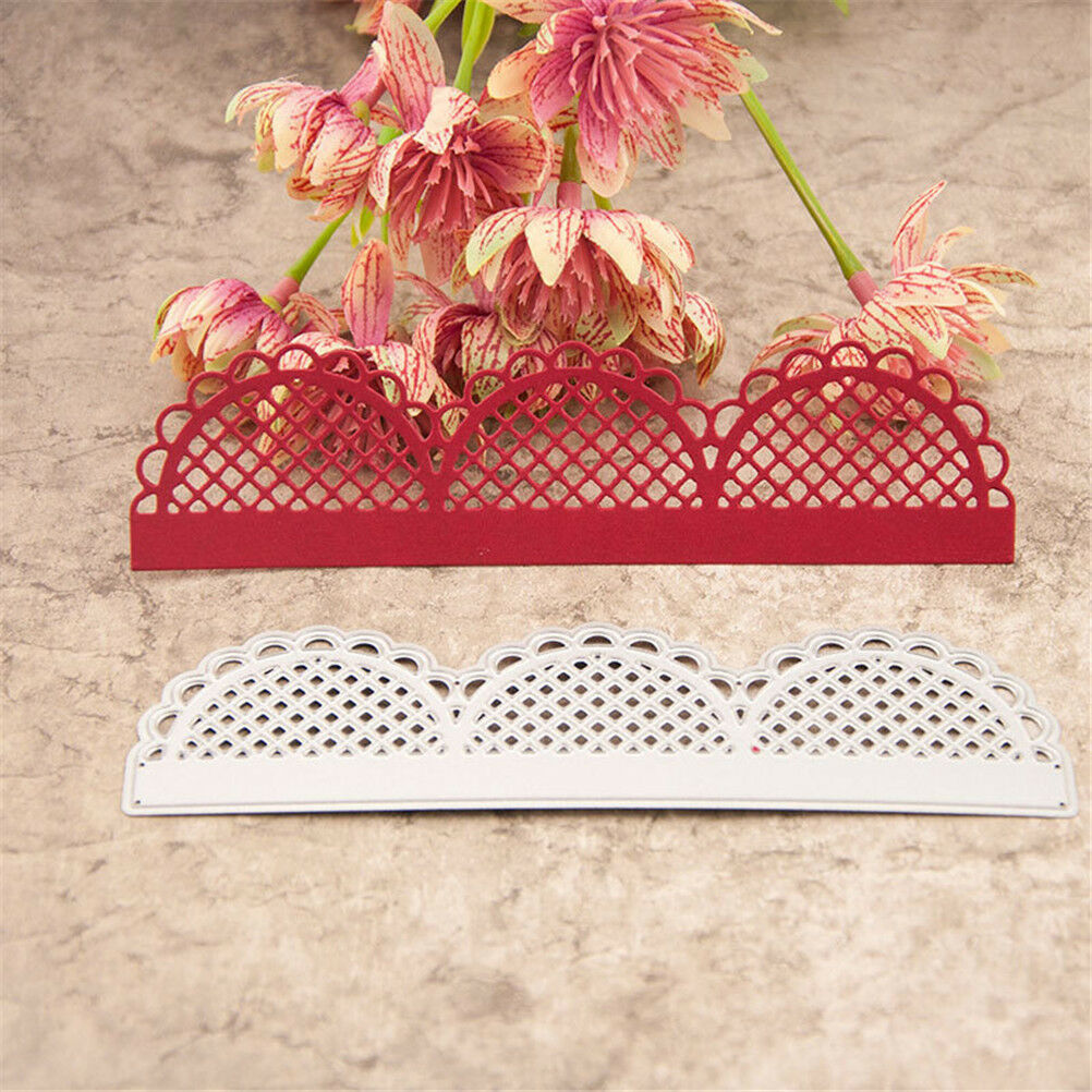 Metal Cutting Dies Cut Lace Edge Frame Background Gate DIY Scrapbook Pape.l8
