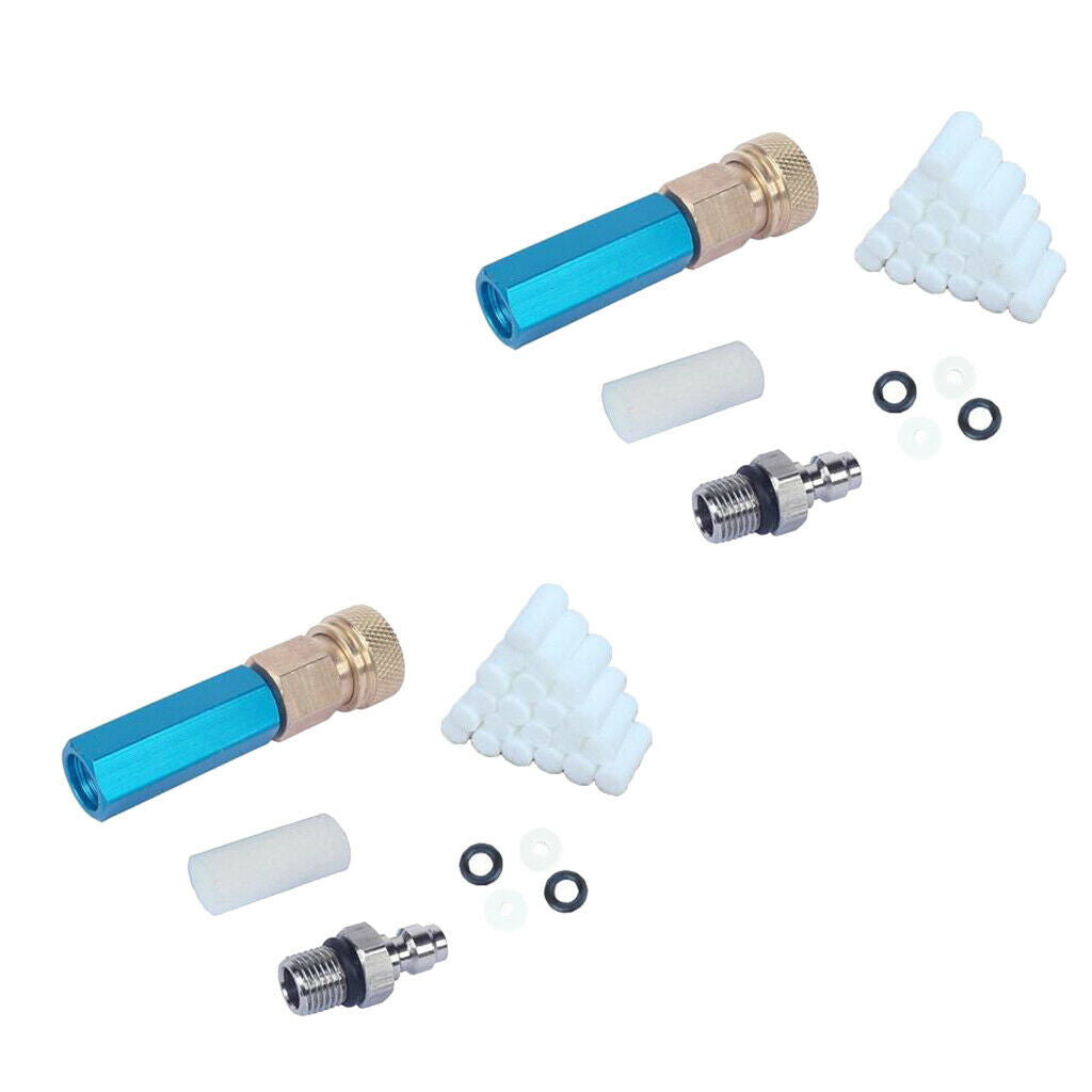 2 Pieces Oil-Water Separator Filter for 30MPa High Pressure Bicycle Air Pump