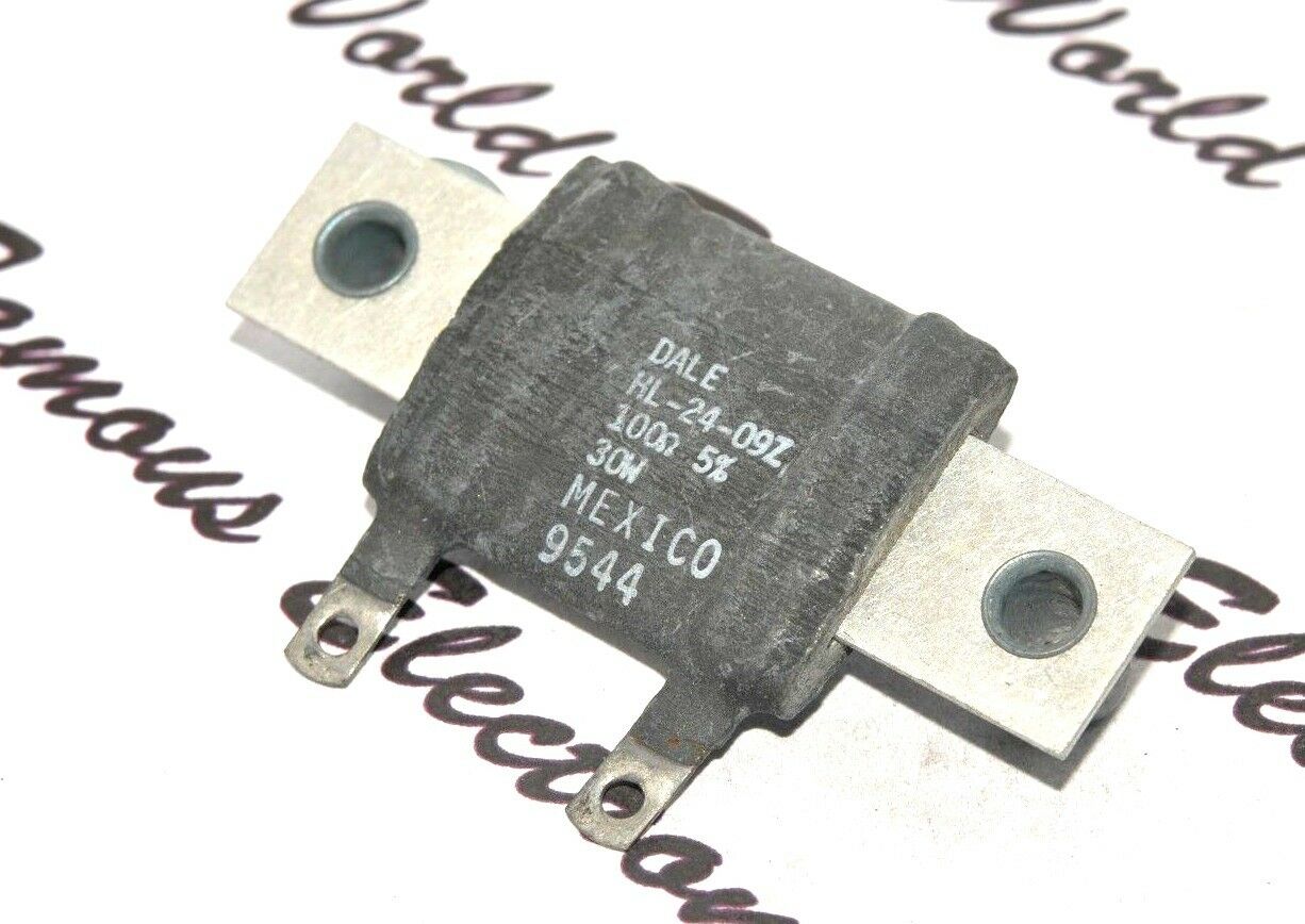1pcs - DALE HL-24-09Z 100R (100 ohm) 5% 30W Wire Wound Resistor