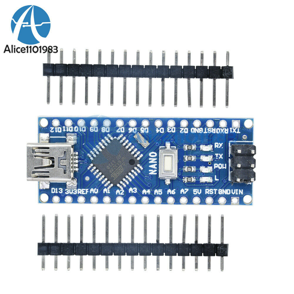 2PCS 5V 16MHz Nano V3.0 Mini USB ATmega328P-AU CH340G Driver For Arduino