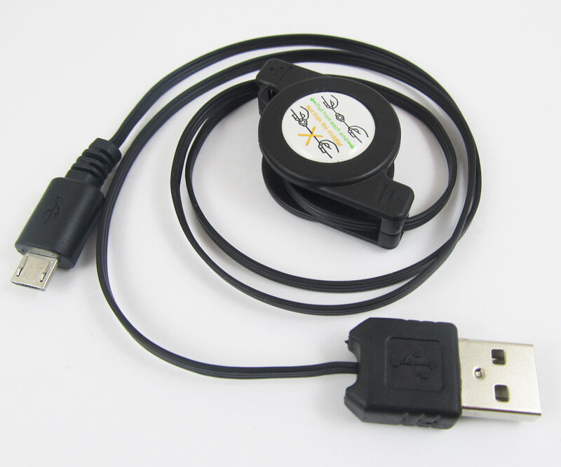 10sets Retractable USB Male to Micro 5 Pin Male USB Charge Data Transfer Cables