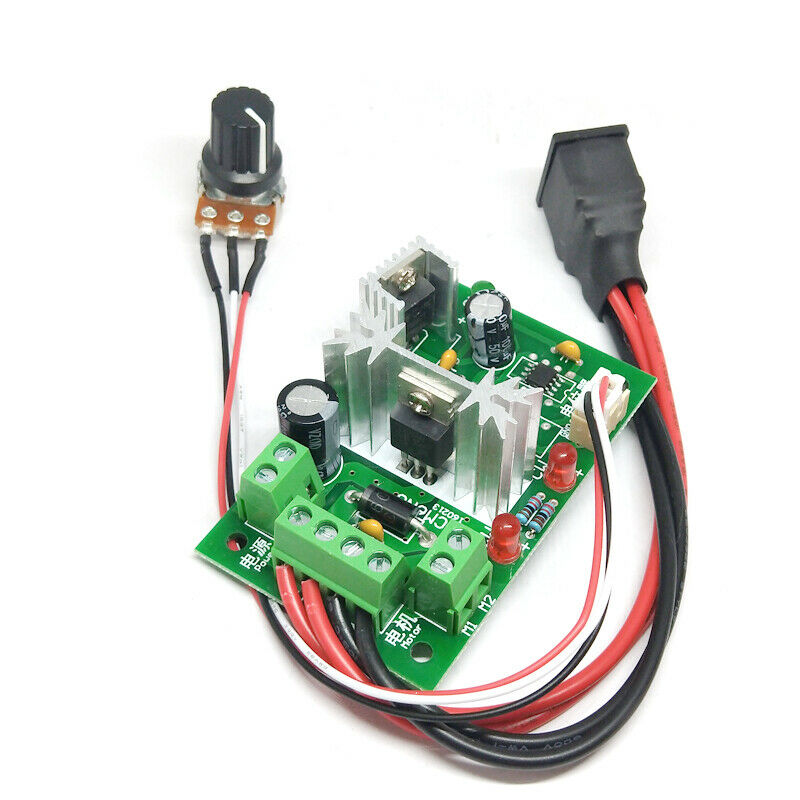6V 12V 24V 10A PWM DC Motor Speed Controller Reversible CW CCW Regulator SwiBDA