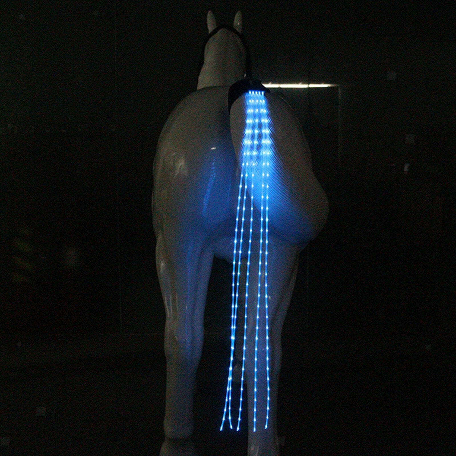 Deluxe Hi-Viz Horse LED Light Equestrian Tail Decorative Lights Lamp Safety Gear