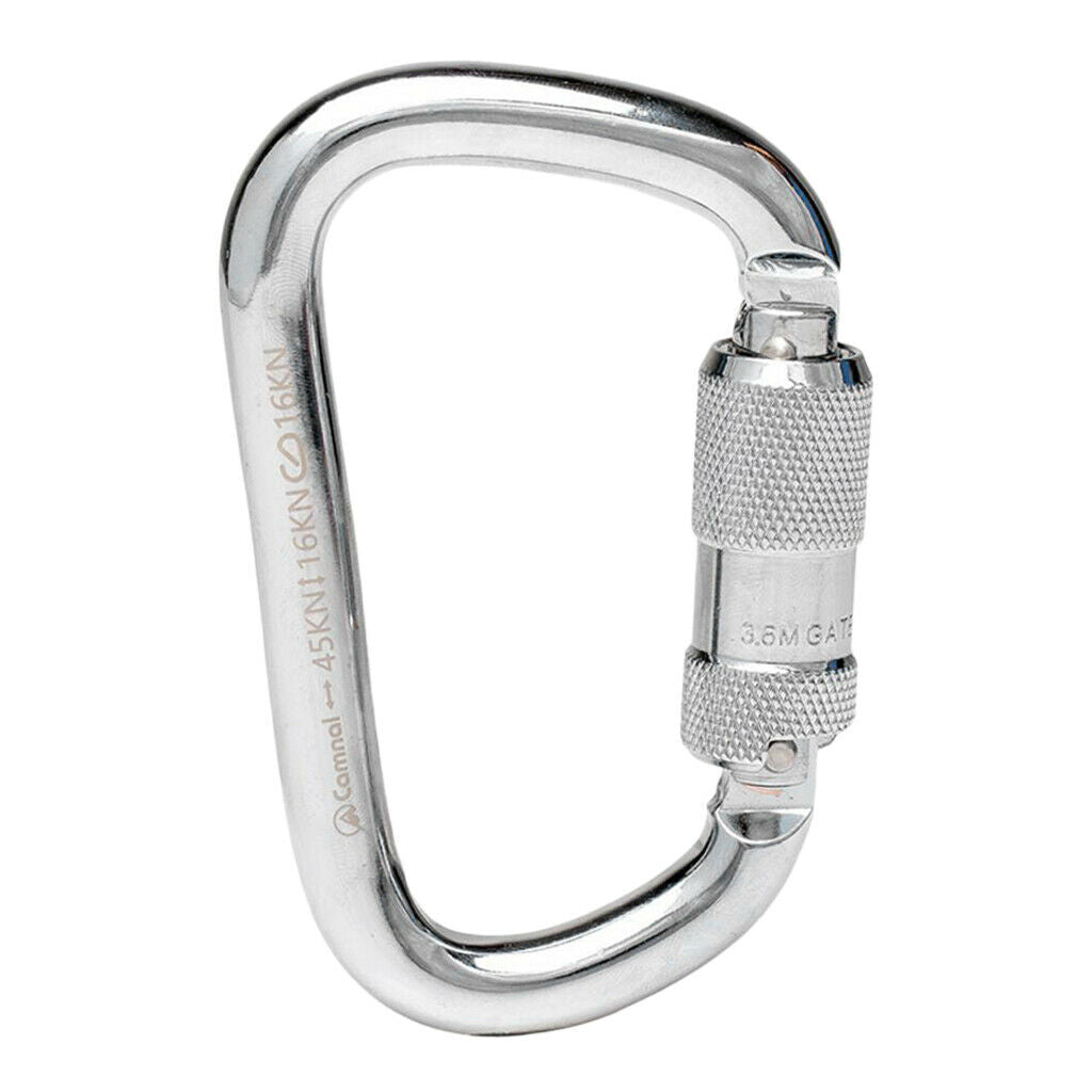 45KN Twist Gate Auto Lock Carabiner Climbing Caving   Rappelling by CE