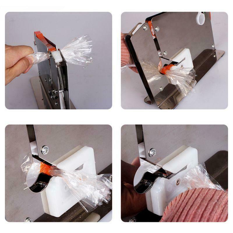 Stainless Steel Supermarket Bag Sealing Machine Food Packaging Fruit Shop Packer