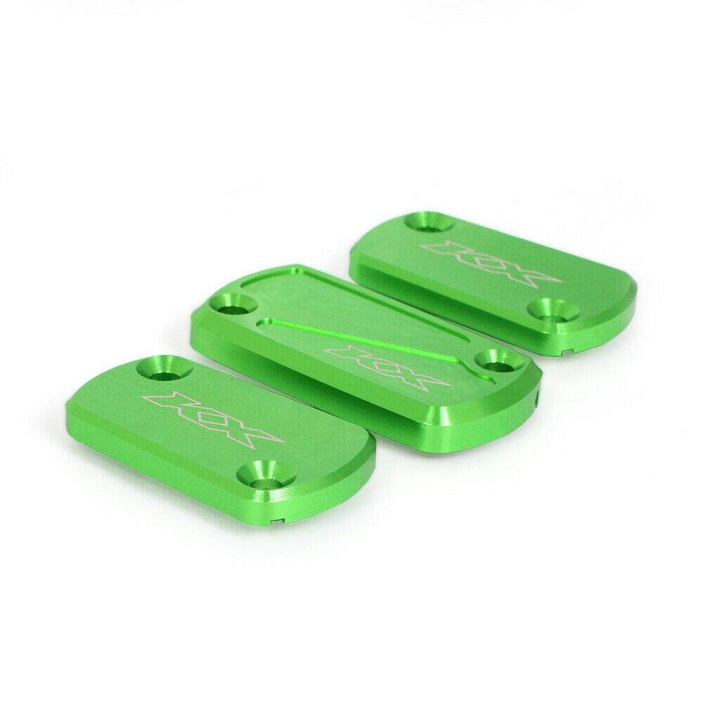 Front Rear Brake/Clutch Reservoir Cover For KAWASAKI KX250 KX450 KX 250/450