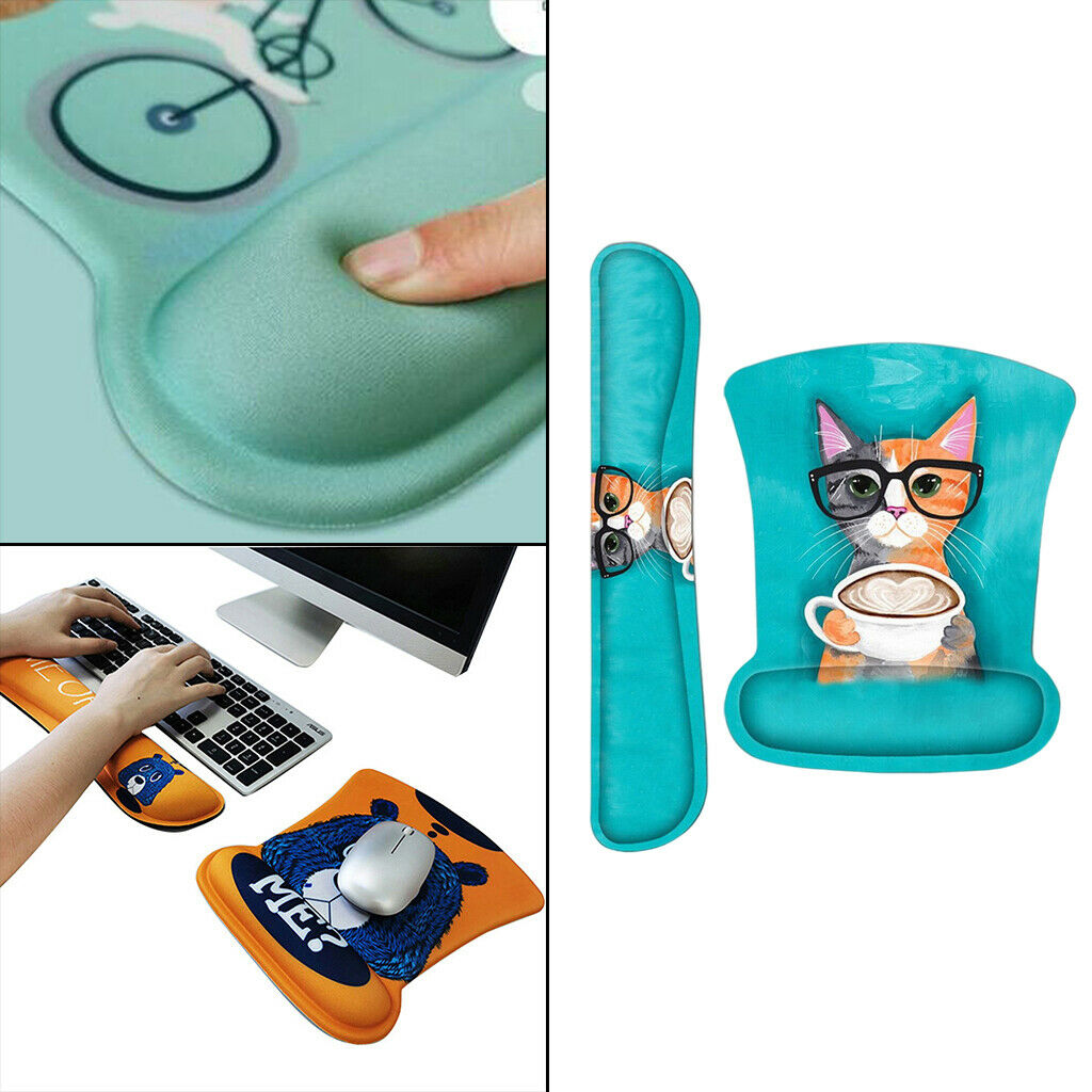 Mouse Mat Soft Memory Foam Computer Games Mouse Mice Pad For Computer Office
