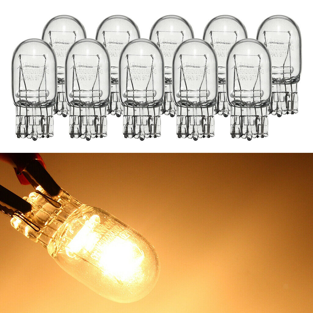 10Pcs T20 Car Reverse Dual Filament Turn Signal Brake Light Bulb Replacement