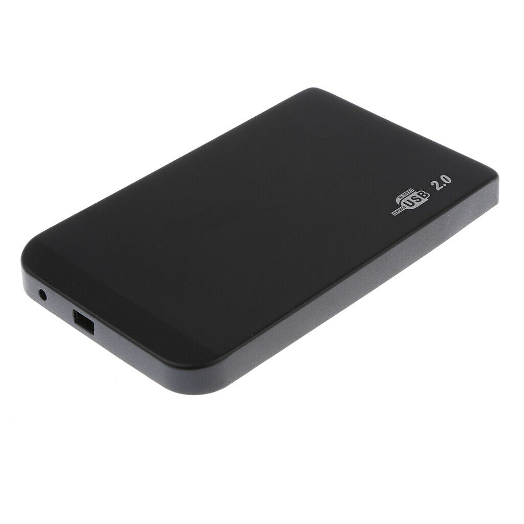 2.5'' 9.5mm IDE Hard Drive Case to USB2.0 External Disk Enclosure Box BLK