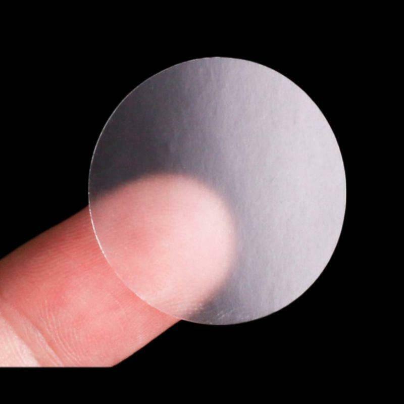 500pcs/roll Round Transparent Stickers Stamp Envelopes Cards Wedding Invitations