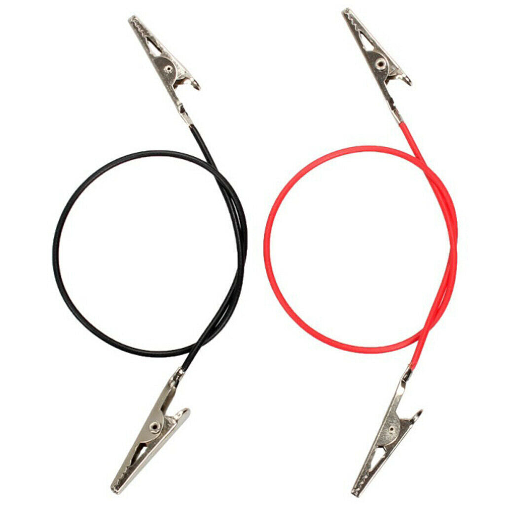 10pcs Alligator Clips Electrical DIY Test Leads Alligator Double-ended Clips