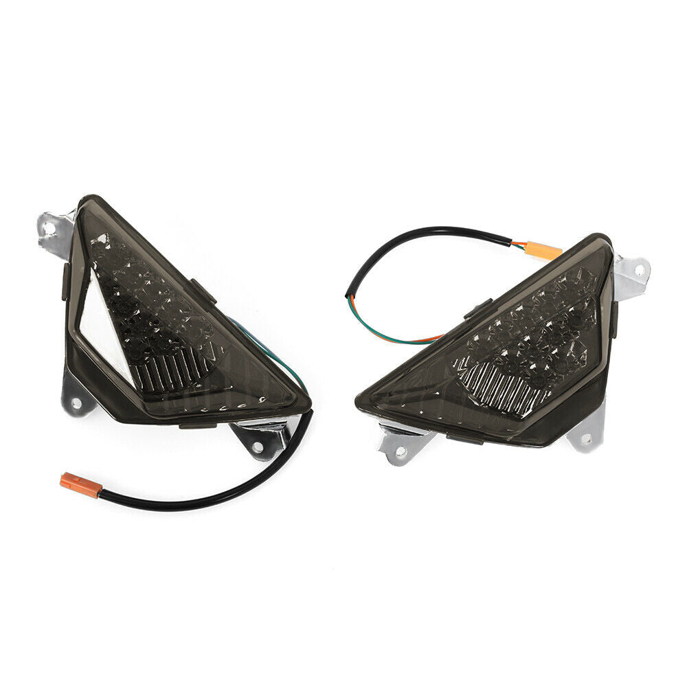 Front LED Turn Signals Light For KAWASAKI NINJA 250/300/400/650/1000 ZX-6R Ninja