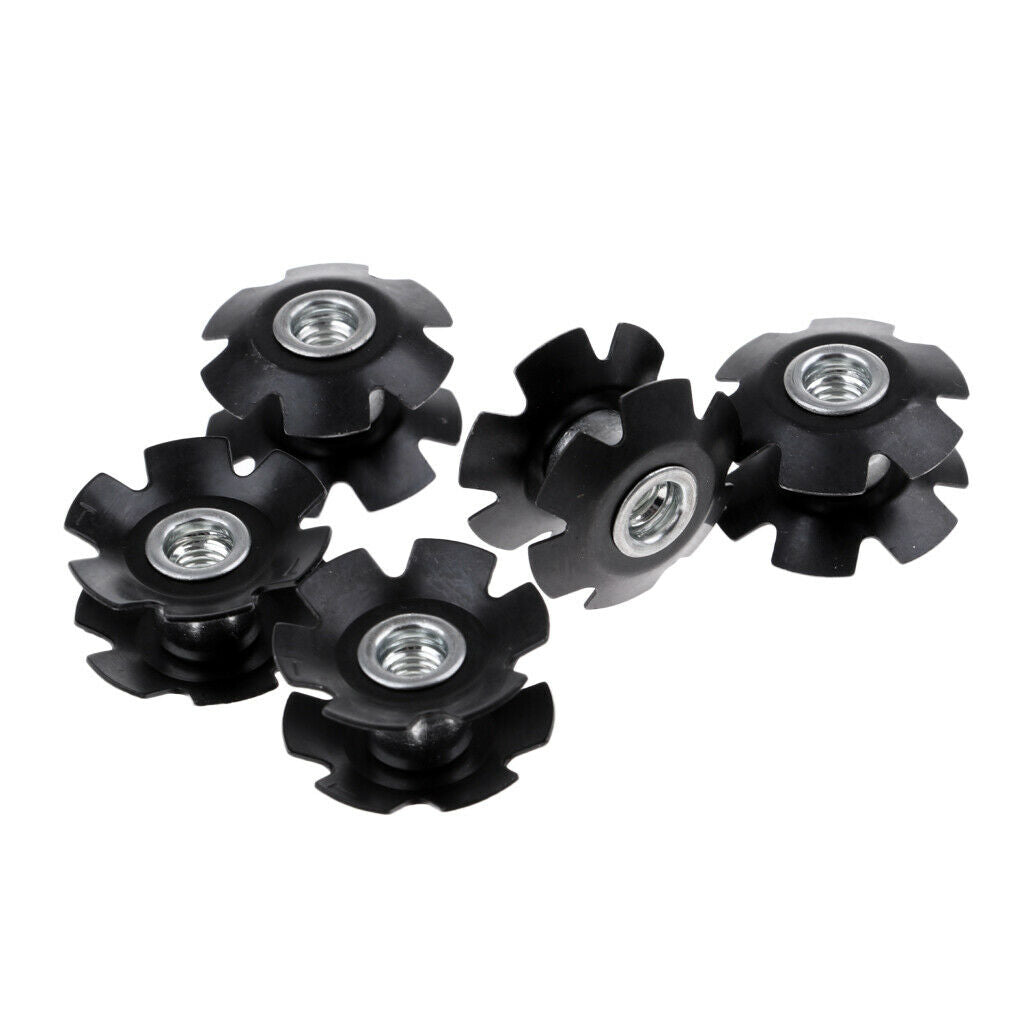 5Pcs Bike Fork Stem Headset Top   Bicycle Headset Star Nut For MTB Bikes