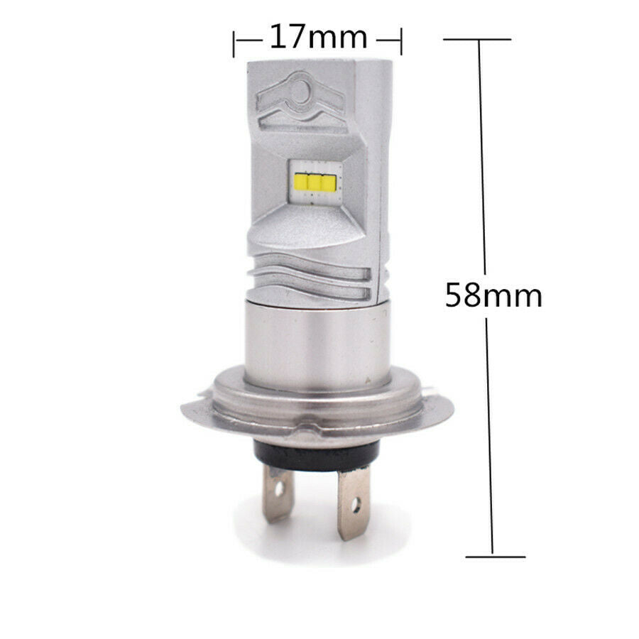 H7 CSP LED Headlight Fog Light Kits 100W 1200 LM  Bulbs 6000K High Beam Lamp