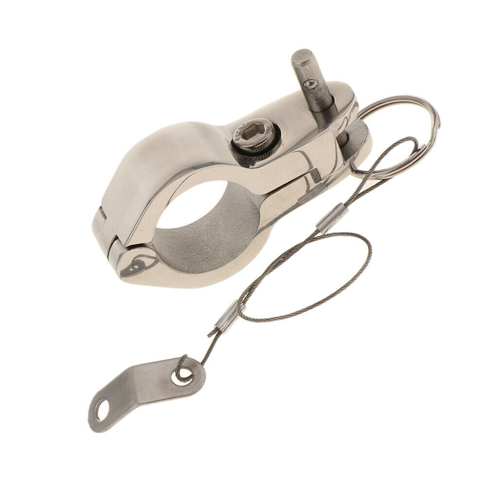 Stainless Steel Sanitary Tri Clamp Single Pin 25mm Heavy Duty with Lanyard