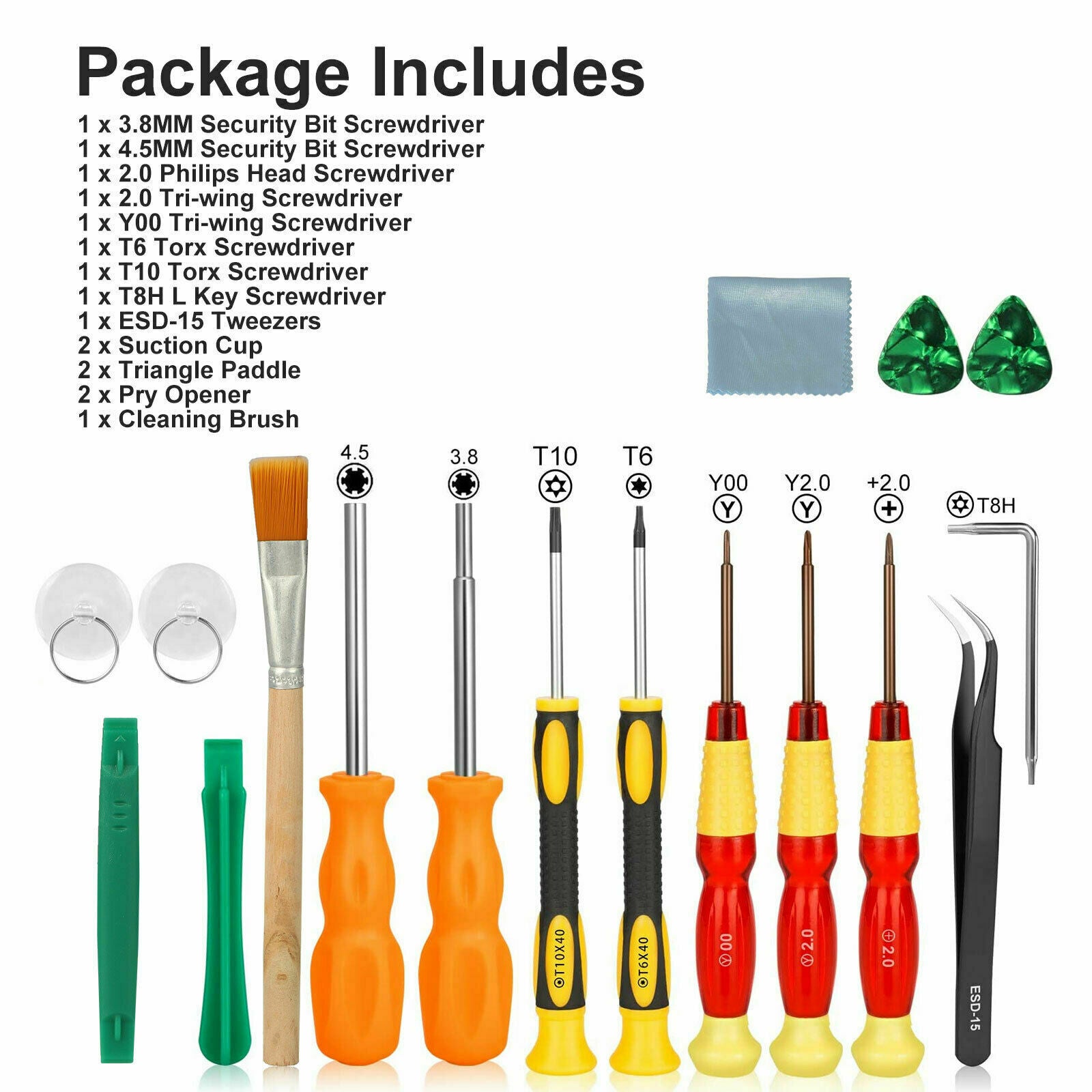 17in1 Repair Full Screwdriver Tool Kit For Nintendo Switch GBA NES SNES Wii NDS