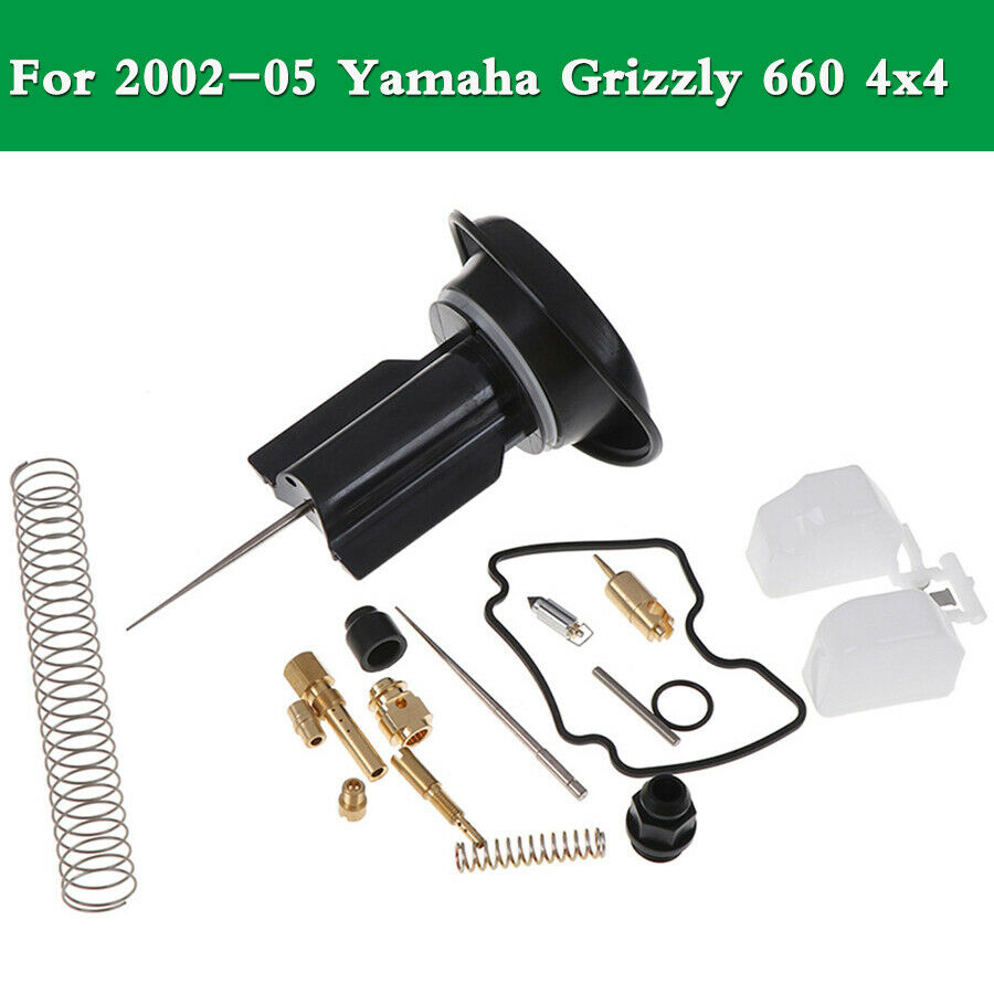Carburetor Rebuild Carb Repair Kit For 2002-2005 Yamaha Grizzly 660 4x4 YFM660FW