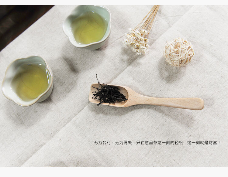 1PC Wooden Tea Scoop Gongfu teaspoon 2.8x15cm NEW