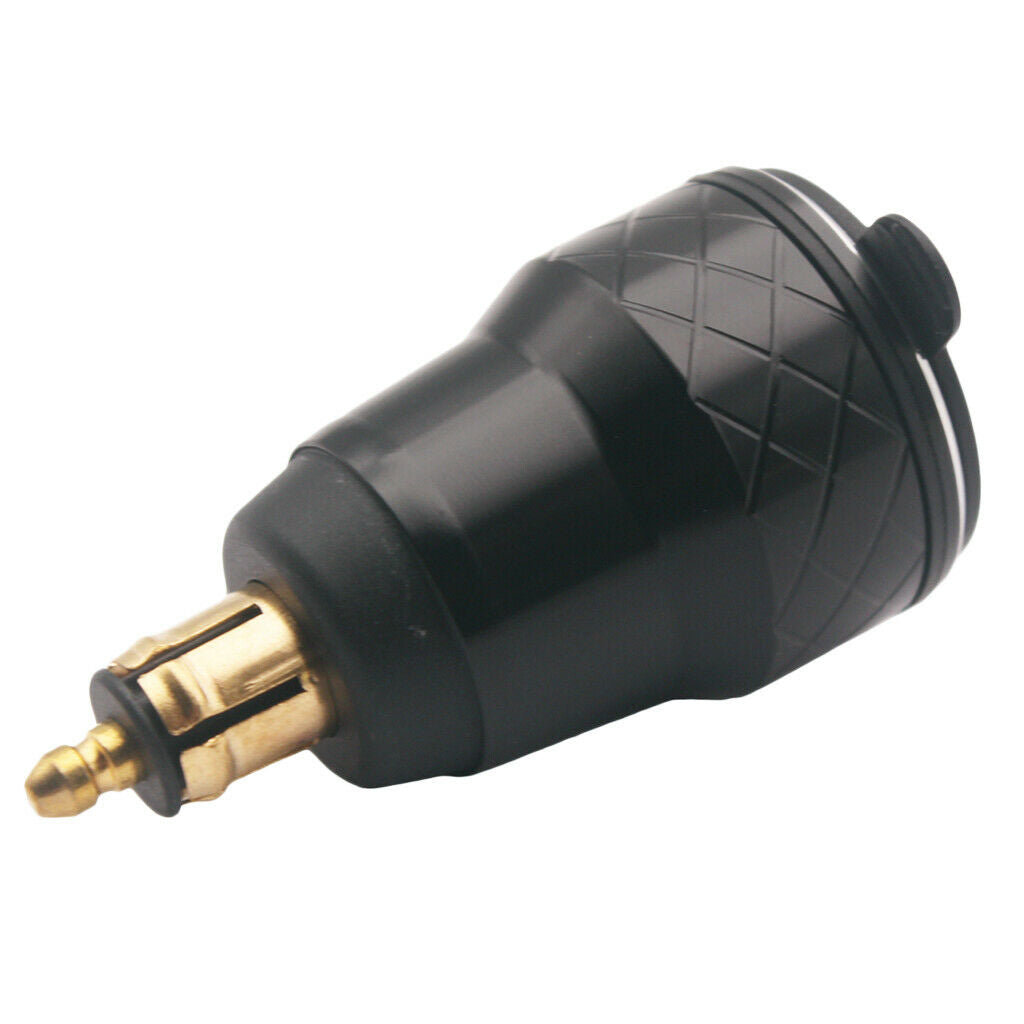 4.2A Alloy LED Motorcross ATV Hella to Dual USB Charger DIN Socket Voltmeter Kit