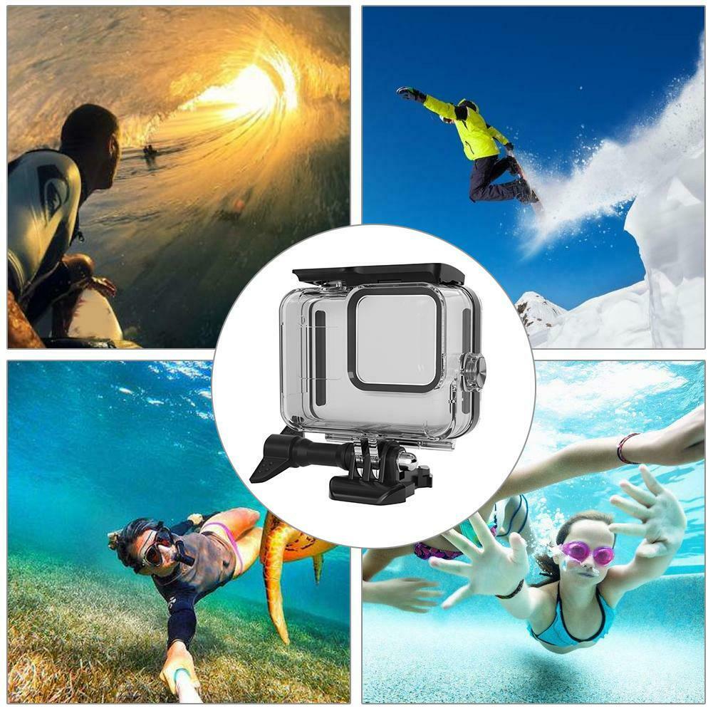 60m Underwater Waterproof Case Protective Shell Cover Housing for Gopro Hero 8