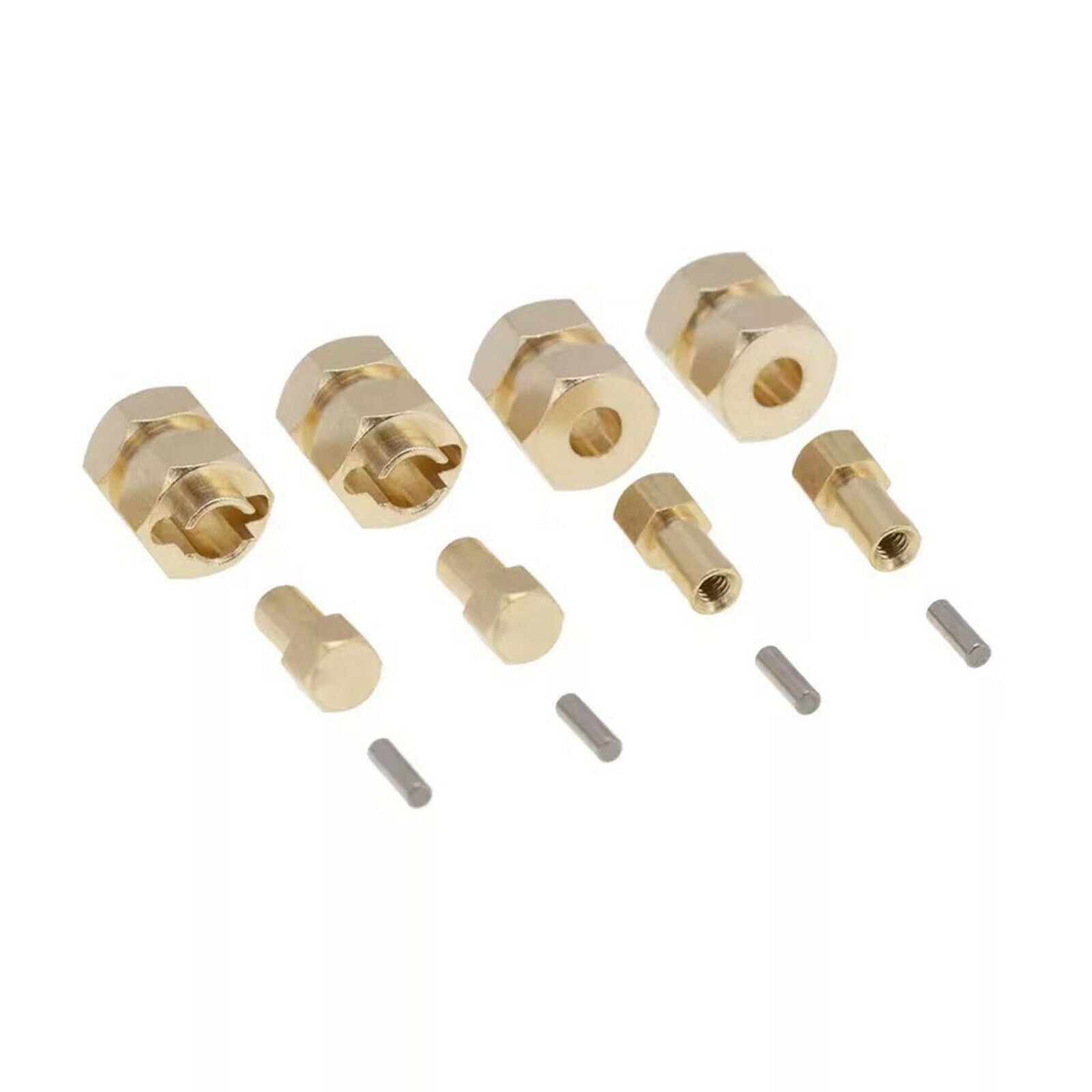 4Pcs RC Wheel Hub Hex Drive Adapter 7mm For Axial *SCX24 RC Car Upgrade