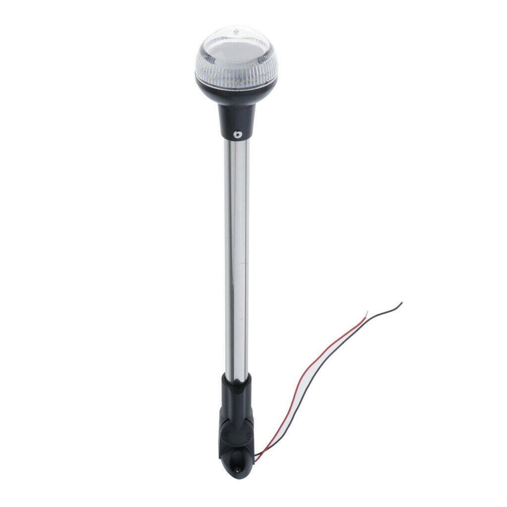 396mm/16" Marine ALL Round LED Navigation Stern Lights 12 V White Pole Lamp