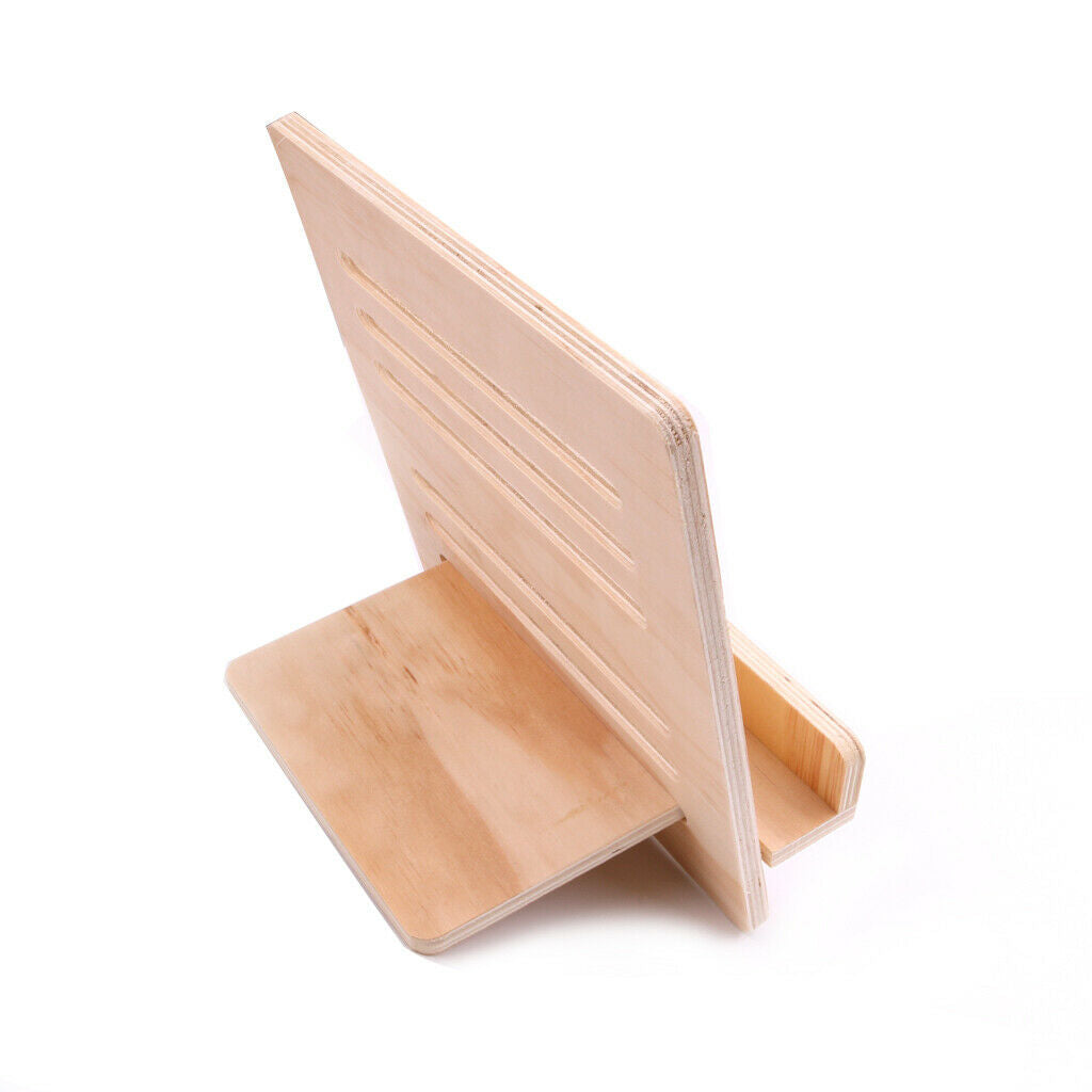 Wooden Bookstand Desktop Music Stand Detachable Portable 260 x 230 x 4mm