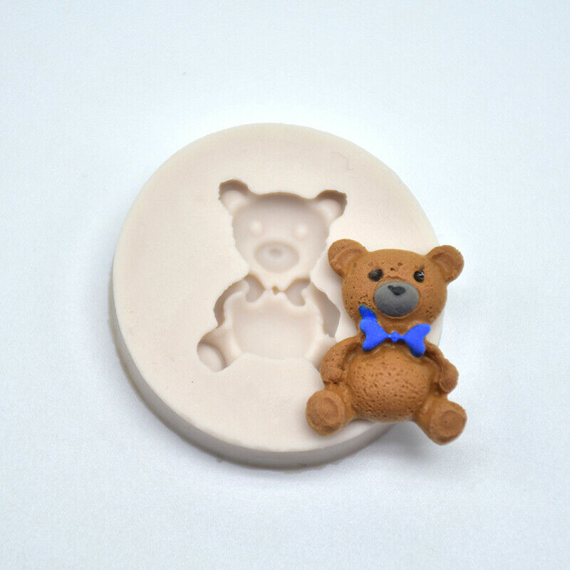 1pcs Bear Silicone Mold Mini Fondant Mold Cake Decorating Tools Chocolate MY1