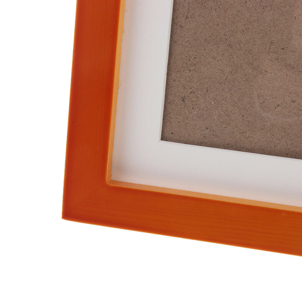 Baby Handprint Footprint Pictures Keepsake Pecan Photo Frame Pad Red