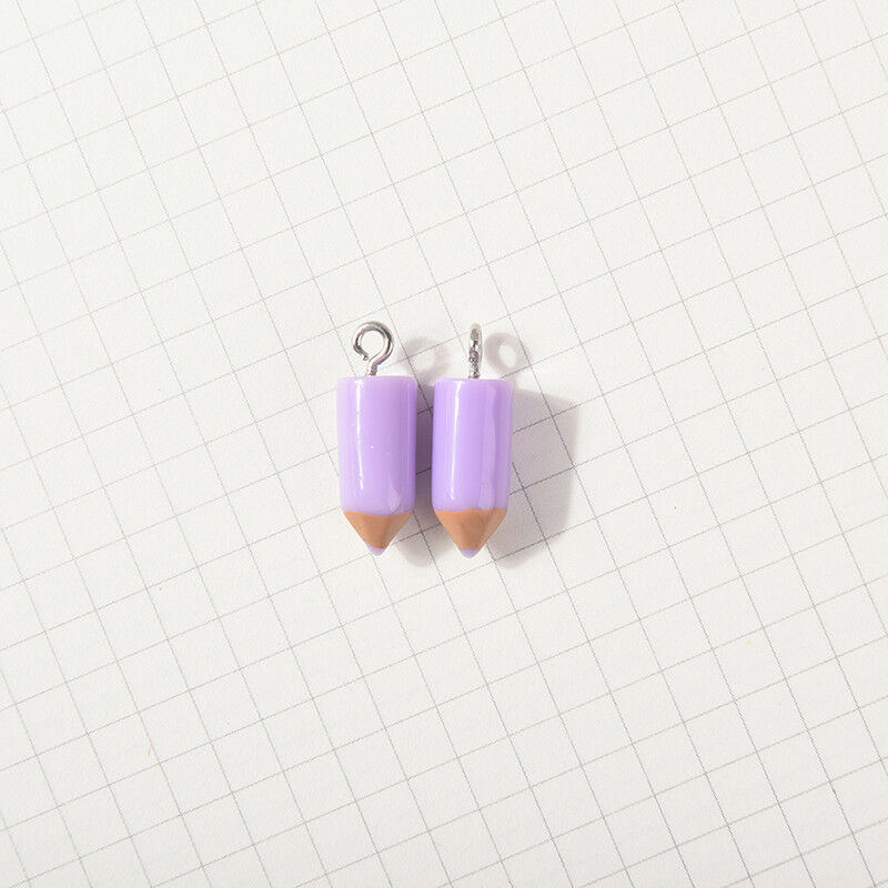 10PCS Mixed Pencil Jewelry Crafts Charm Pendant Keychain Necklace DIY J_DD