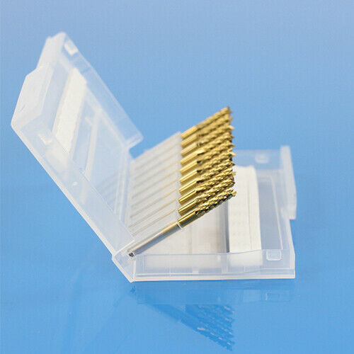 10pcs 3.175mm Titanium Coated PCB Carbide Milling Cutter CNC Router Bit 2.0mm